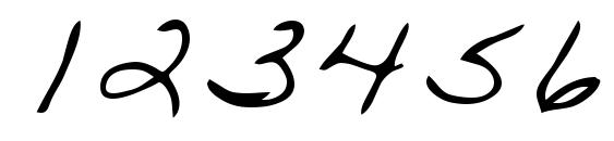 Vicki Regular Font, Number Fonts