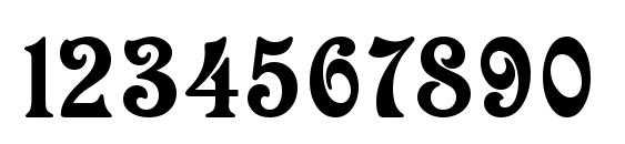 VictorianCyr Font, Number Fonts
