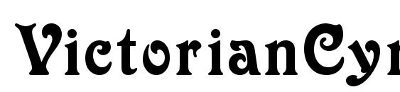 VictorianCyr font, free VictorianCyr font, preview VictorianCyr font