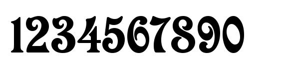 VictorianD Font, Number Fonts