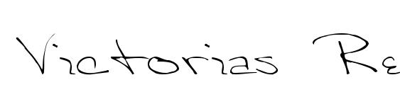 Victorias Regular font, free Victorias Regular font, preview Victorias Regular font