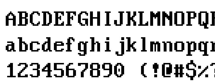 глифы шрифта VideoTerminalScreen Normal, символы шрифта VideoTerminalScreen Normal, символьная карта шрифта VideoTerminalScreen Normal, предварительный просмотр шрифта VideoTerminalScreen Normal, алфавит шрифта VideoTerminalScreen Normal, шрифт VideoTerminalScreen Normal