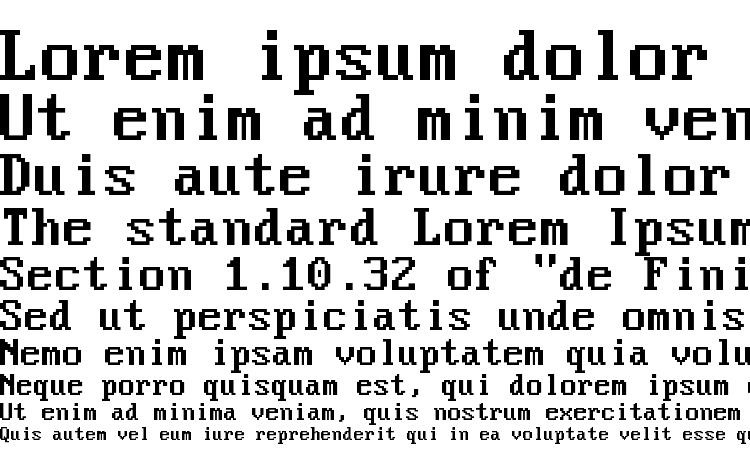 образцы шрифта VideoTerminalScreen Normal, образец шрифта VideoTerminalScreen Normal, пример написания шрифта VideoTerminalScreen Normal, просмотр шрифта VideoTerminalScreen Normal, предосмотр шрифта VideoTerminalScreen Normal, шрифт VideoTerminalScreen Normal