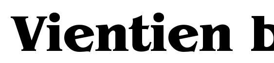 Vientien bold Font