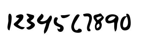 Vincentshand Font, Number Fonts