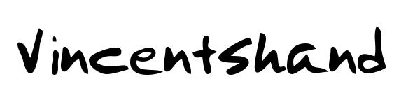 Vincentshand font, free Vincentshand font, preview Vincentshand font