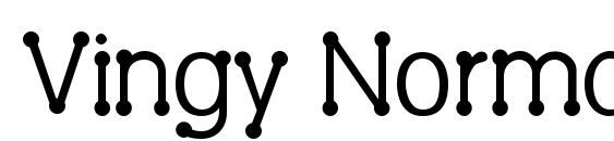 Vingy Normal font, free Vingy Normal font, preview Vingy Normal font