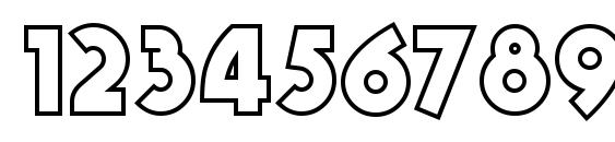 VinnieBoomBahNF Font, Number Fonts