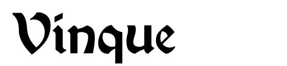 шрифт Vinque, бесплатный шрифт Vinque, предварительный просмотр шрифта Vinque