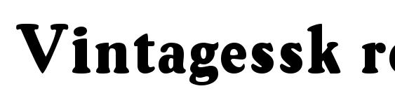 Vintagessk regular font, free Vintagessk regular font, preview Vintagessk regular font