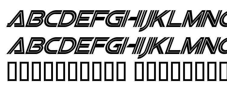 glyphs Viper Squadron Italic font, сharacters Viper Squadron Italic font, symbols Viper Squadron Italic font, character map Viper Squadron Italic font, preview Viper Squadron Italic font, abc Viper Squadron Italic font, Viper Squadron Italic font