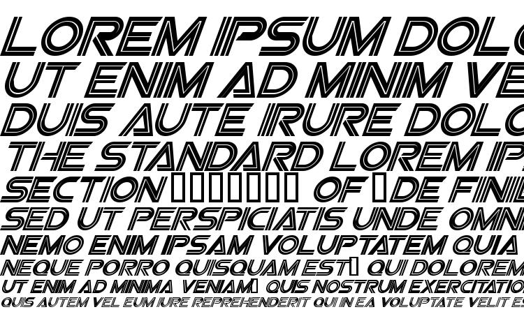 specimens Viper Squadron Italic font, sample Viper Squadron Italic font, an example of writing Viper Squadron Italic font, review Viper Squadron Italic font, preview Viper Squadron Italic font, Viper Squadron Italic font