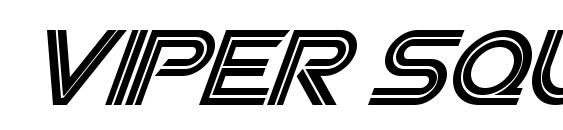 Viper Squadron Italic font, free Viper Squadron Italic font, preview Viper Squadron Italic font