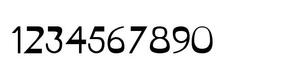 Vireo Regular Font, Number Fonts