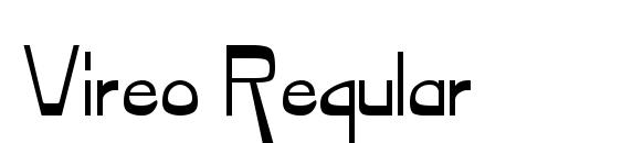 Vireo Regular font, free Vireo Regular font, preview Vireo Regular font