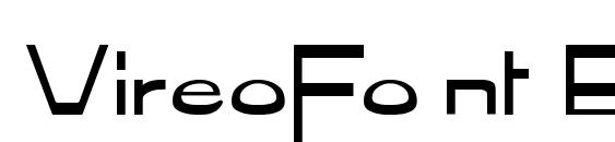 шрифт VireoFont Ex, бесплатный шрифт VireoFont Ex, предварительный просмотр шрифта VireoFont Ex