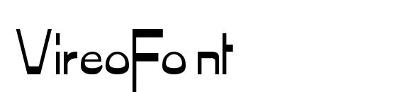 шрифт VireoFont, бесплатный шрифт VireoFont, предварительный просмотр шрифта VireoFont