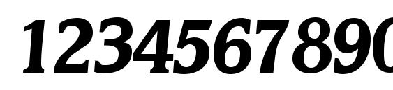 Viticassk italic Font, Number Fonts