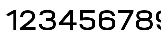 Vitro DemiBold Font, Number Fonts