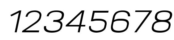 Vitro Italic Font, Number Fonts