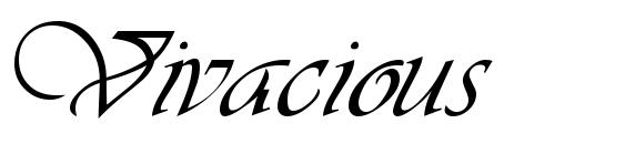 Vivacious Font, Elegant Fonts