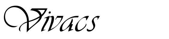 шрифт Vivacs, бесплатный шрифт Vivacs, предварительный просмотр шрифта Vivacs