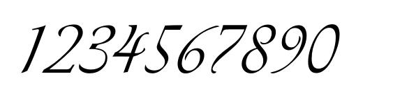 Vivaldic Font, Number Fonts