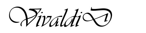 шрифт VivaldiD, бесплатный шрифт VivaldiD, предварительный просмотр шрифта VivaldiD