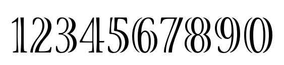 VivaStd Condensed Font, Number Fonts