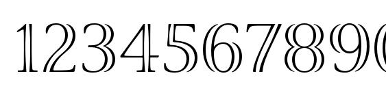 VivaStd Light Font, Number Fonts