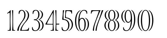 VivaStd LightCondensed Font, Number Fonts