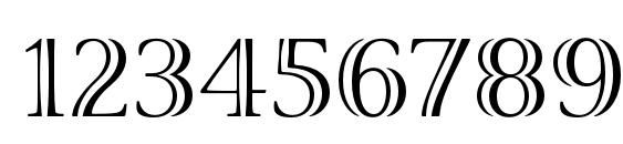 VivaStd Regular Font, Number Fonts