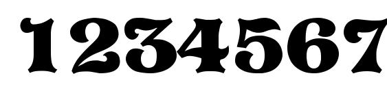 Vivian Regular Font, Number Fonts