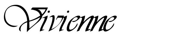 шрифт Vivienne, бесплатный шрифт Vivienne, предварительный просмотр шрифта Vivienne