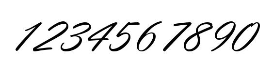 Vladimir Script Font, Number Fonts