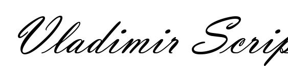 Vladimir Script Font