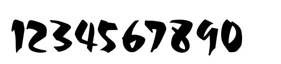 VNI Thufapfan Normal Font, Number Fonts
