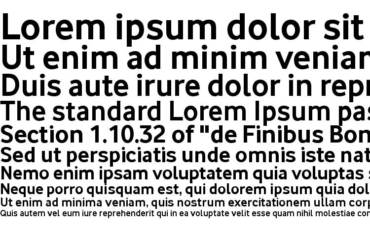 specimens Vodafone Bold font, sample Vodafone Bold font, an example of writing Vodafone Bold font, review Vodafone Bold font, preview Vodafone Bold font, Vodafone Bold font