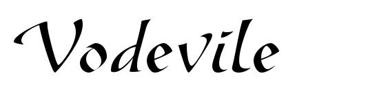 Vodevile font, free Vodevile font, preview Vodevile font