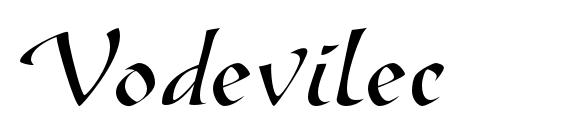 шрифт Vodevilec, бесплатный шрифт Vodevilec, предварительный просмотр шрифта Vodevilec