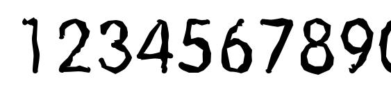 VolkswagenRandom Regular Font, Number Fonts