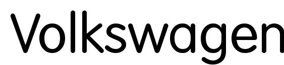VolkswagenSerial Regular Font