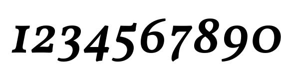 Vollkorn Medium Italic Font, Number Fonts
