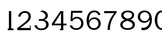 Volt Font, Number Fonts