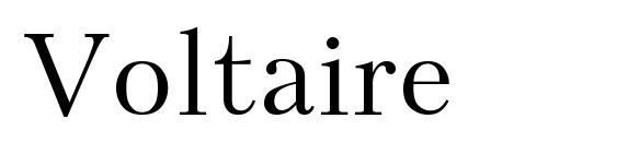 шрифт Voltaire, бесплатный шрифт Voltaire, предварительный просмотр шрифта Voltaire