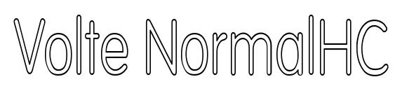 Volte NormalHC Font, PC Fonts
