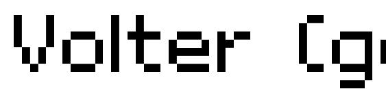 Volter (goldfish) Font