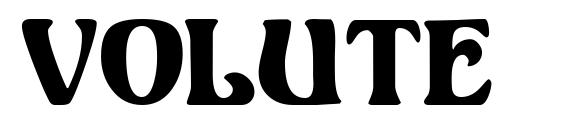 шрифт Volute, бесплатный шрифт Volute, предварительный просмотр шрифта Volute