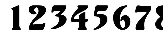 Volutedisplaycapsssk regular Font, Number Fonts