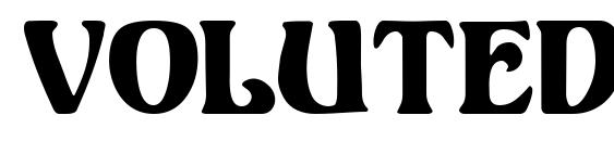 Volutedisplaycapsssk regular Font, Monogram Fonts